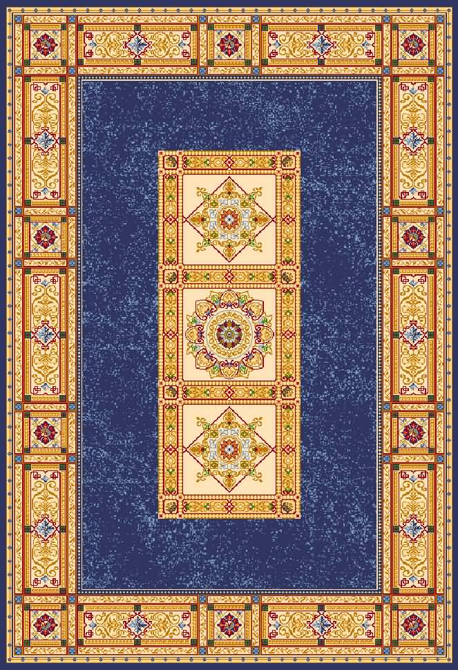 威尔顿工艺块毯(Wilton rug)A007-B