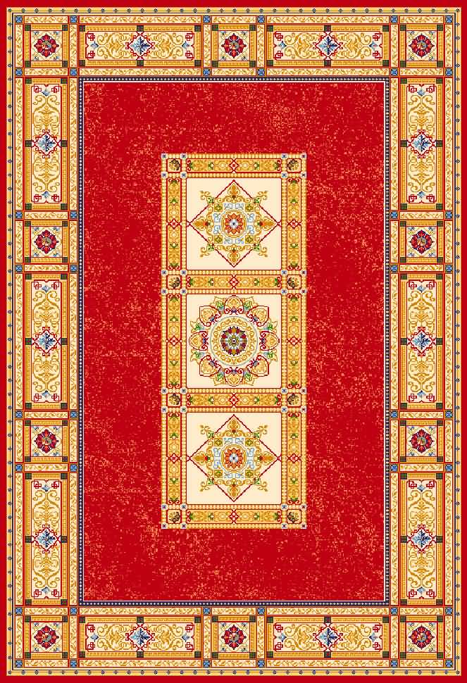 威尔顿工艺块毯(Wilton rug)A007